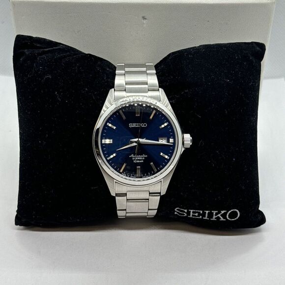 Seiko SZSB013 Men\'s Silver Stainless Steel Analog Dial Automatic Watch JNA97 main image 4